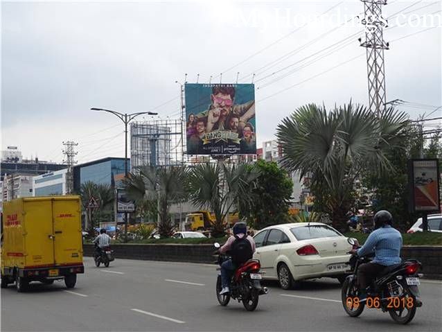 Hyderabad Unipole Company, Outdoor Media agency Gachibowli Flyover Hyderabad, Advertising company Hyderabad